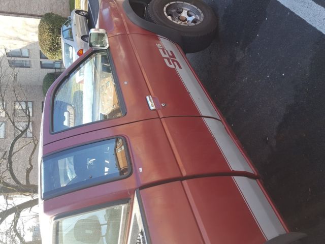 1993 Burgundy Nissan Other Pickups Extended Cab Pickup