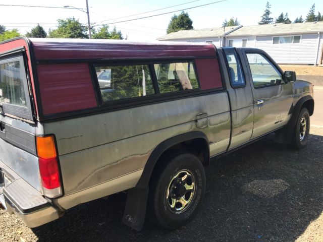 1990 Gray Nissan Other Pickups Extended Cab Pickup