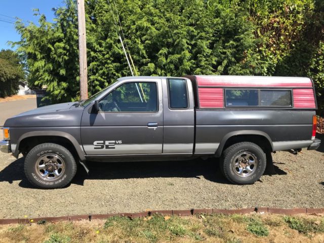1990 Gray Nissan Other Pickups Extended Cab Pickup