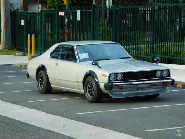 1980 Silver Nissan Skyline Coupe
