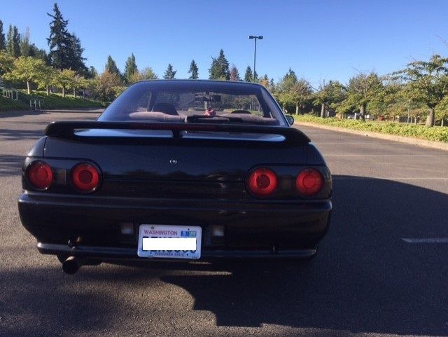 1991 Black Nissan Skyline Coupe