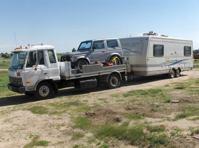 1989 White Nissan Other Pickups flatbed
