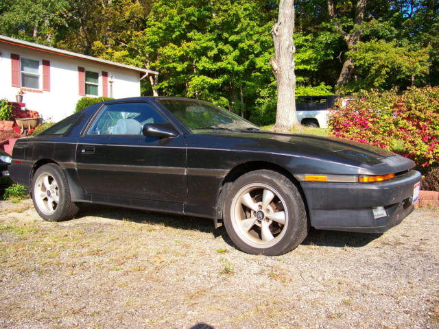 1987 Black Toyota Supra Hatchback