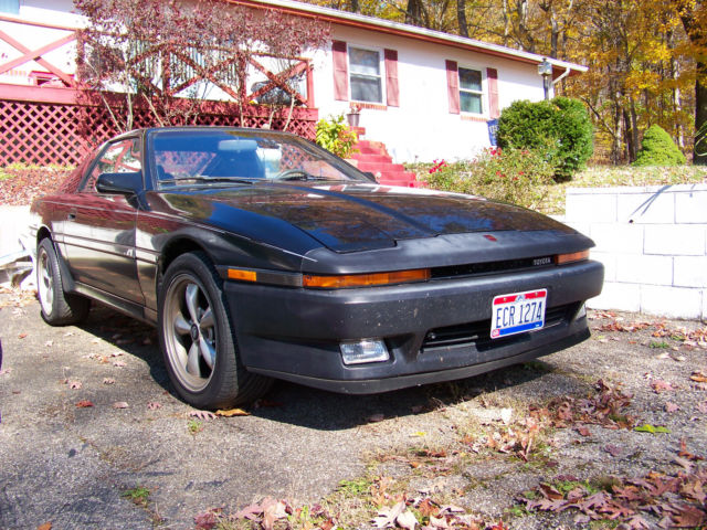 1987 Black Toyota Supra Hatchback
