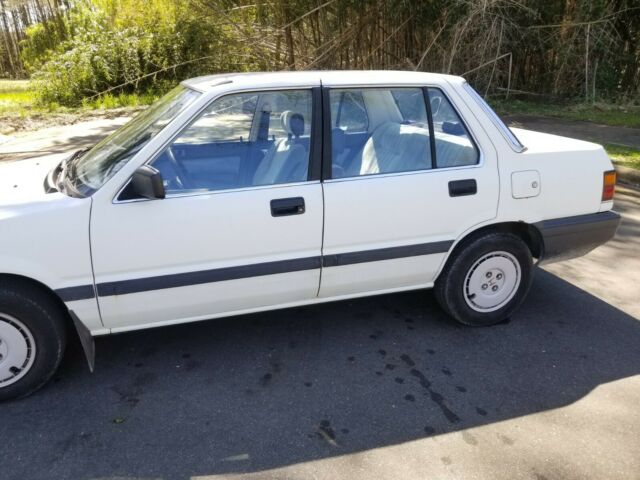 1986 White Honda Civic