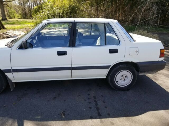 1986 White Honda Civic