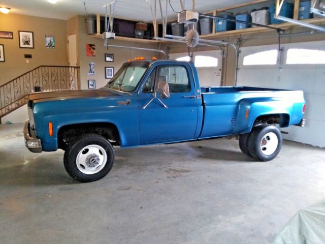 1978 Blue Chevrolet C/K Pickup 3500 Standard Cab Pickup