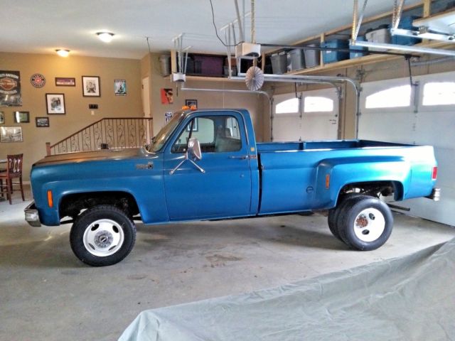 1978 Blue Chevrolet C/K Pickup 3500 Standard Cab Pickup
