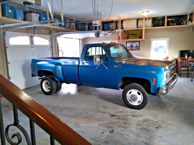 1978 Blue Chevrolet C/K Pickup 3500 Standard Cab Pickup
