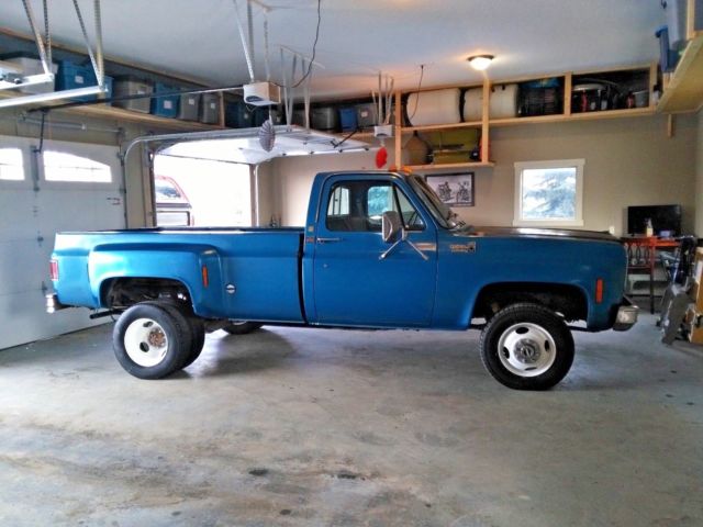 1978 Blue Chevrolet C/K Pickup 3500 Standard Cab Pickup