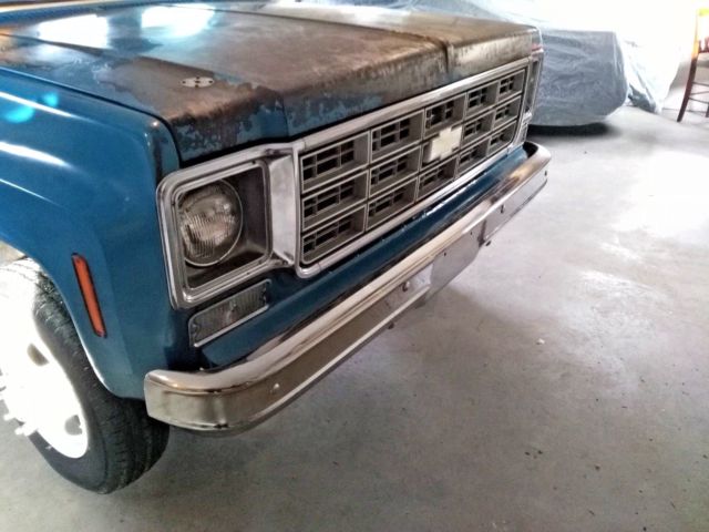 1978 Blue Chevrolet C/K Pickup 3500 Standard Cab Pickup