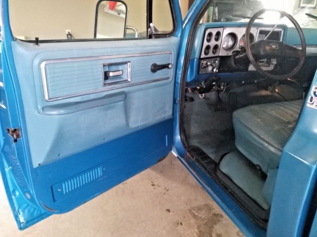 1978 Blue Chevrolet C/K Pickup 3500 Standard Cab Pickup