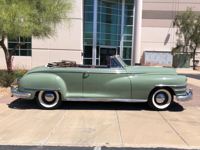 1946 GREEN Chrysler New Yorker Convertible