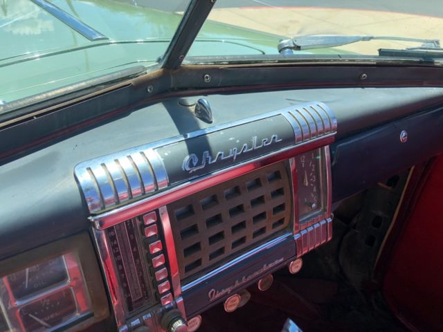 1946 GREEN Chrysler New Yorker Convertible