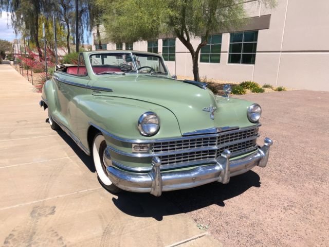 1946 GREEN Chrysler New Yorker Convertible