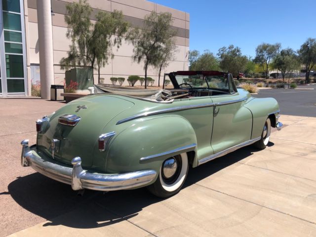 1946 GREEN Chrysler New Yorker Convertible