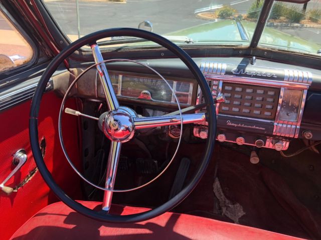 1946 GREEN Chrysler New Yorker Convertible