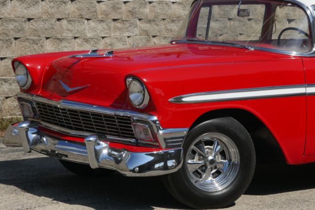 1956 Red/White Chevrolet Bel Air/150/210 Coupe
