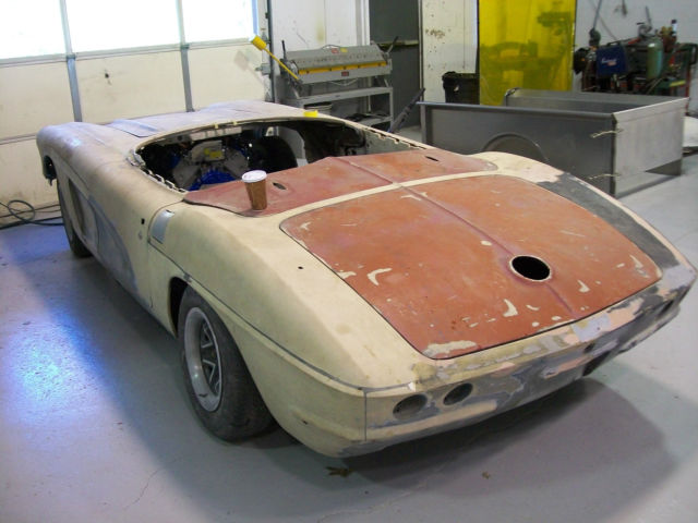 1962 Bare Fiberglass Chevrolet Corvette Convertible