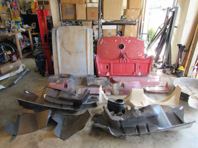 1962 Bare Fiberglass Chevrolet Corvette Convertible