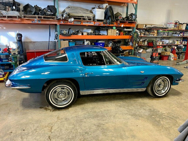 1963 Blue Chevrolet Corvette Coupe