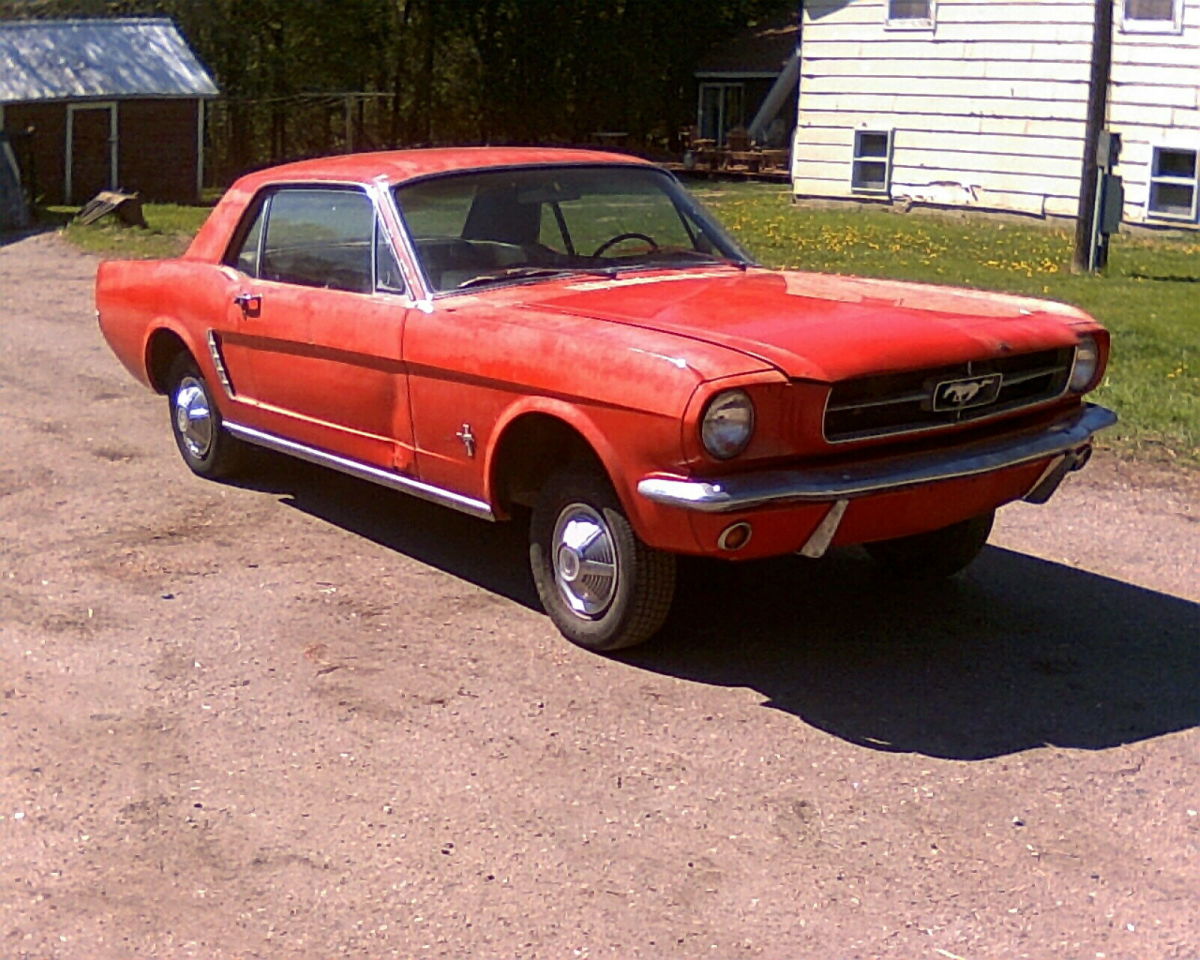 1965 Red Ford Mustang Coupe
