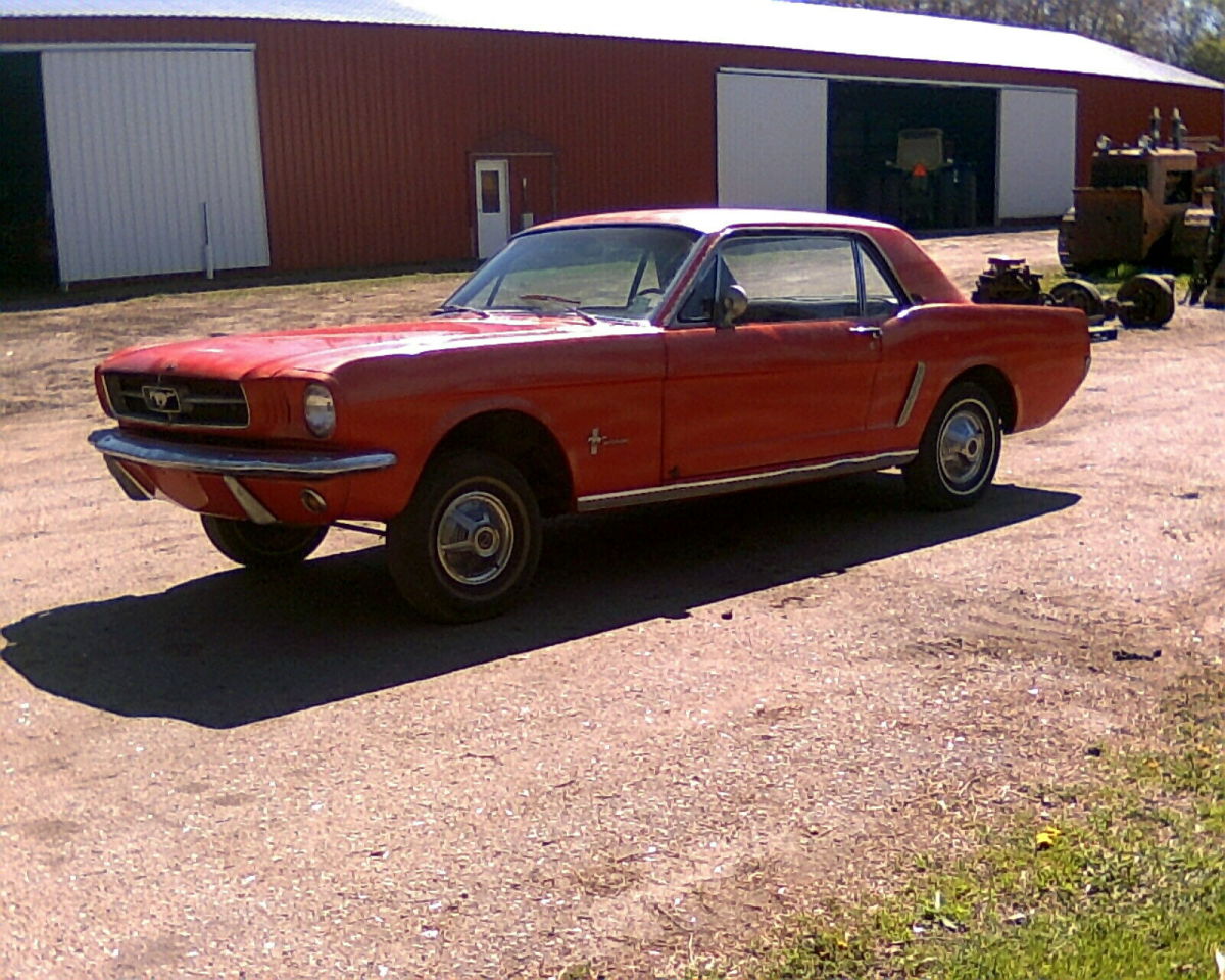 1965 Red Ford Mustang Coupe