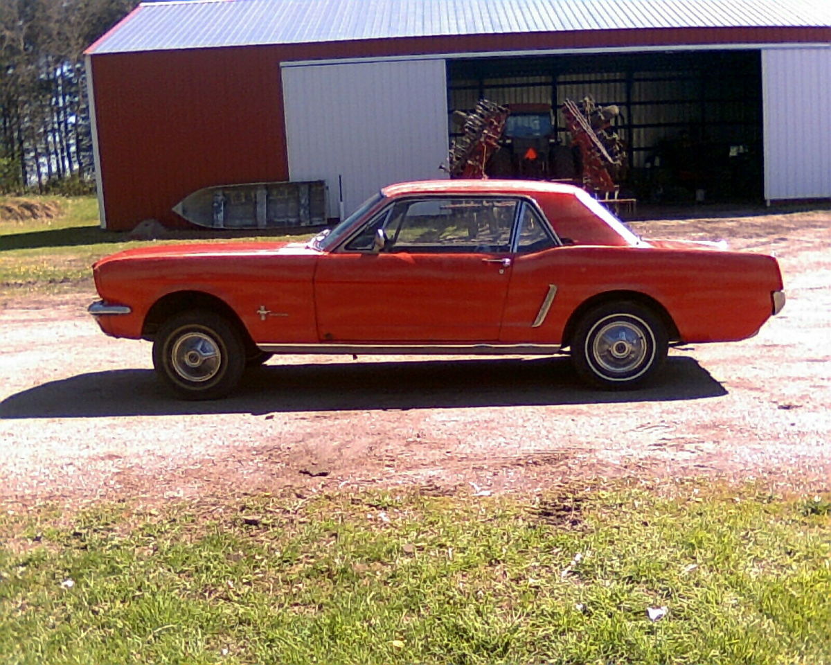 1965 Red Ford Mustang Coupe