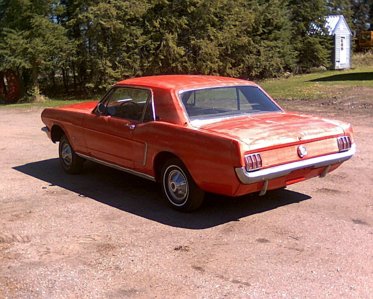 1965 Red Ford Mustang Coupe