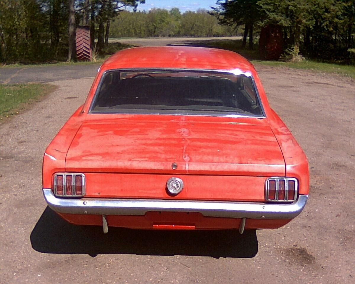 1965 Red Ford Mustang Coupe