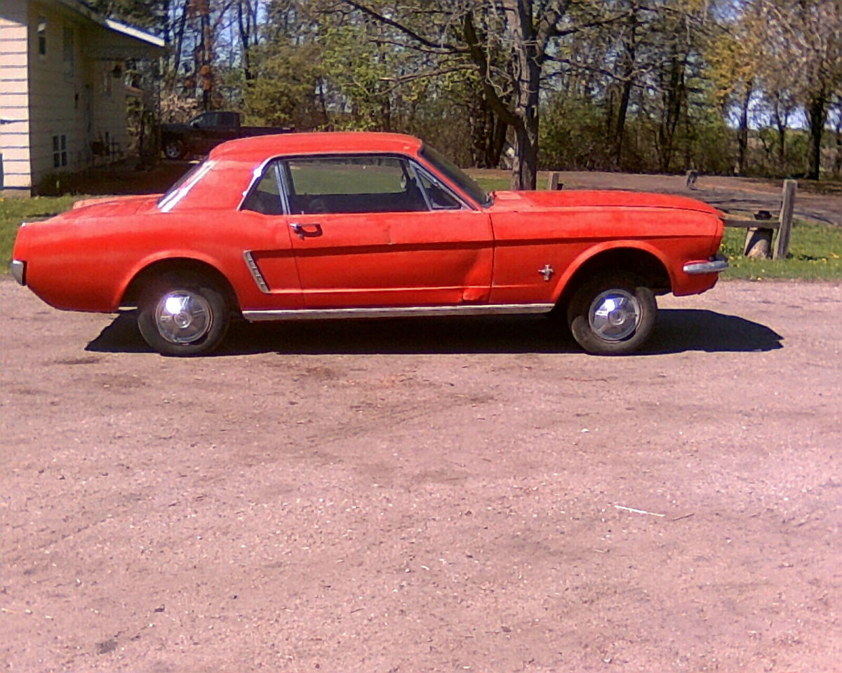 1965 Red Ford Mustang Coupe