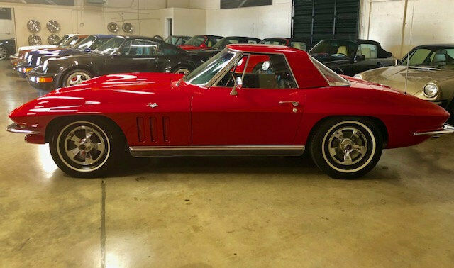 1966 Red Chevrolet Corvette Convertible