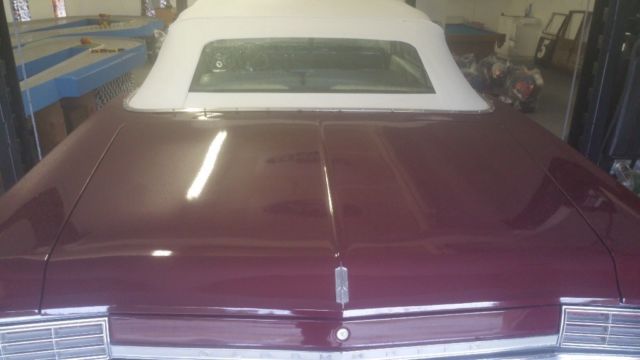 1966 Burgundy Oldsmobile Eighty-Eight Convertible