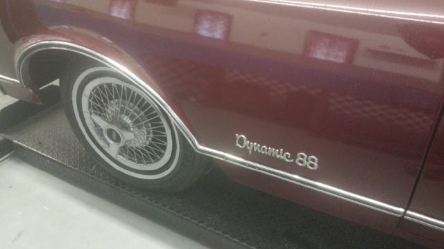 1966 Burgundy Oldsmobile Eighty-Eight Convertible