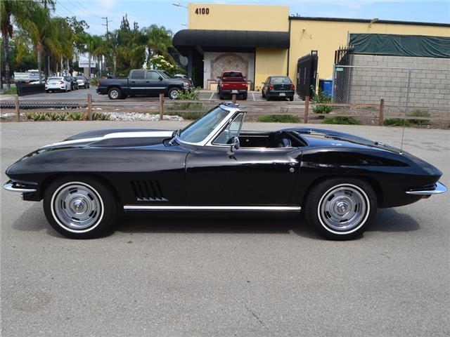 1967 Black Chevrolet Corvette Convertible