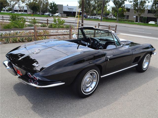 1967 Black Chevrolet Corvette Convertible