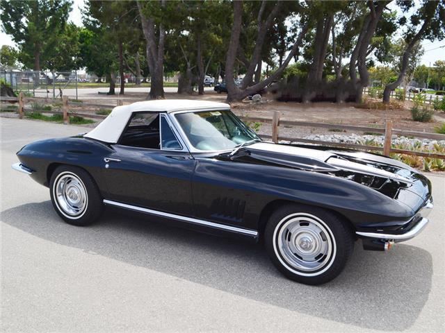 1967 Black Chevrolet Corvette Convertible