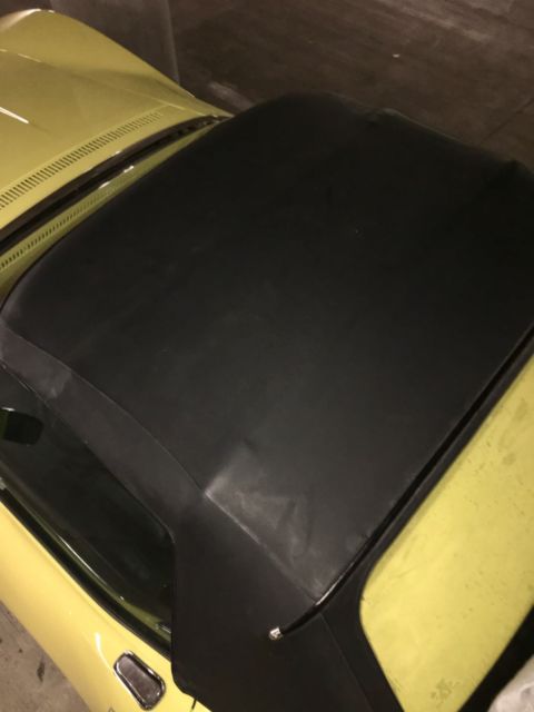 1969 Yellow Chevrolet Corvette Convertible