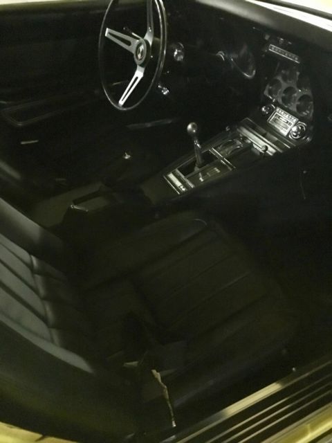 1969 Yellow Chevrolet Corvette Convertible