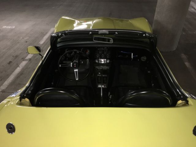 1969 Yellow Chevrolet Corvette Convertible
