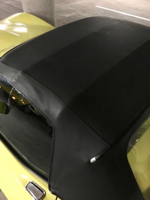 1969 Yellow Chevrolet Corvette Convertible