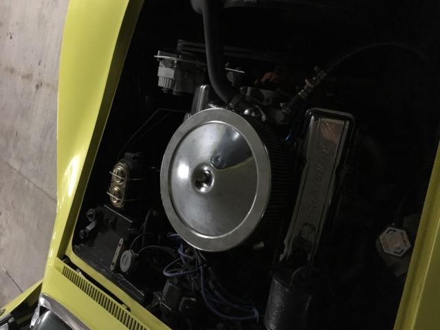 1969 Yellow Chevrolet Corvette Convertible