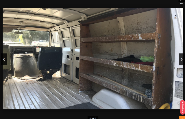 1970 White Ford E-Series Van