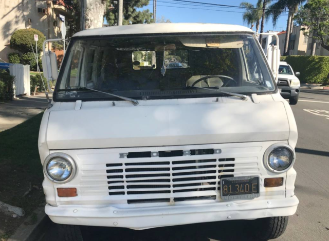 1970 White Ford E-Series Van
