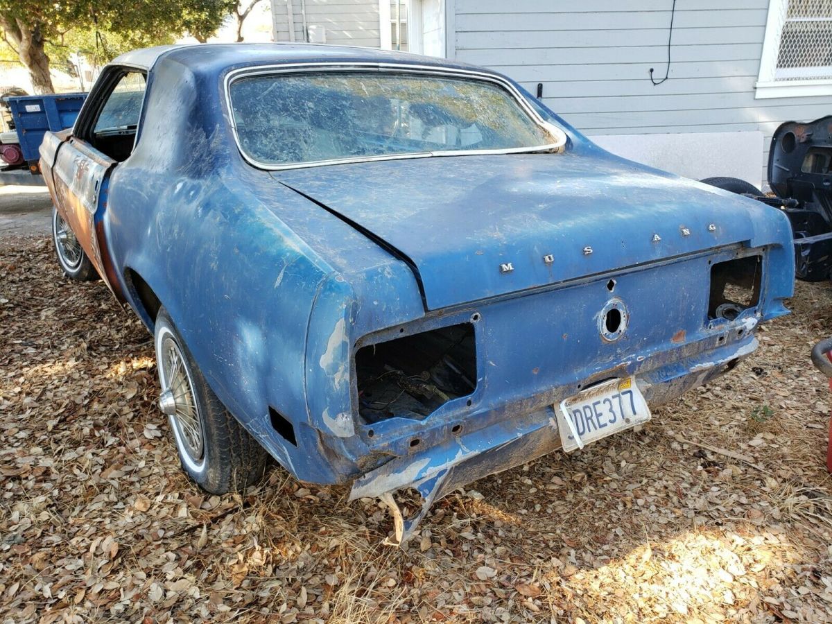 1970 Blue Ford Mustang Coupe