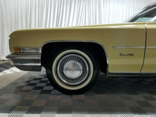 1971 Casablanca Yellow Cadillac DeVille Coupe