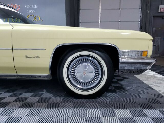 1971 Casablanca Yellow Cadillac DeVille Coupe
