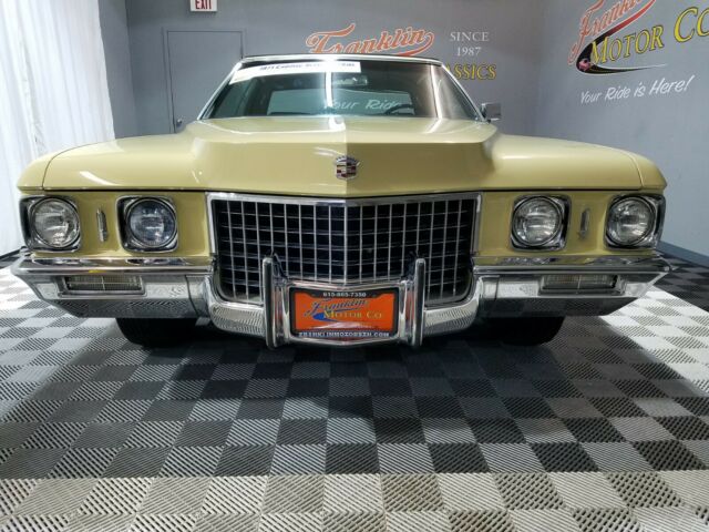 1971 Casablanca Yellow Cadillac DeVille Coupe
