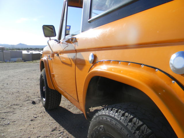 1971 Orange Ford Bronco Convertible