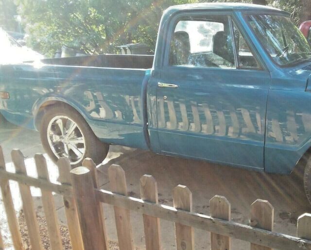 1972 Blue Chevrolet C-10 Standard Cab Pickup